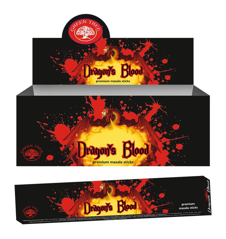Green Tree Wierookstokjes dragon blood 15 Gram