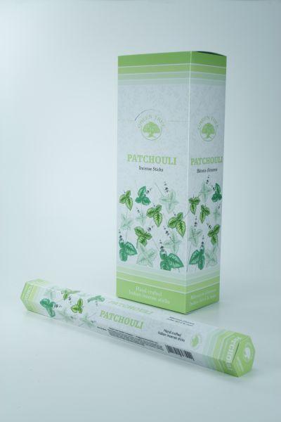 Green Tree Wierook patchouli 20 Stuks