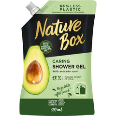 Nature Box Showergel avocado navul 500 Milliliter