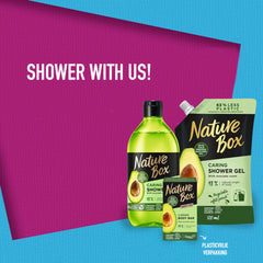 Nature Box Showergel avocado navul 500 Milliliter