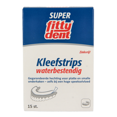 Fittydent Kleefstrips voor onderprothesen 15 Stuks