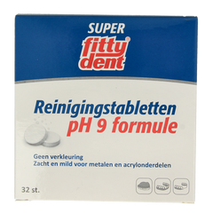 Fittydent Gebitsreinigingstabletten 32 Stuks