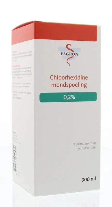 Fagron Chloorhexidine mondspoeling 0.2% 300 Milliliter