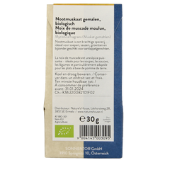 Sonnentor Nootmuskaat gemalen bio 30.00 Gram