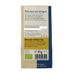 Sonnentor Witte peper bio 35 Gram