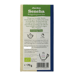 Sonnentor Aardse sencha groene thee bio 70.00 Gram