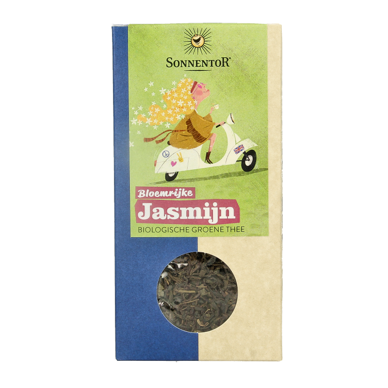 Sonnentor Groene thee jasmijn los bio 100 Gram