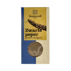 Sonnentor Peper zwart gemalen bio 50 Gram