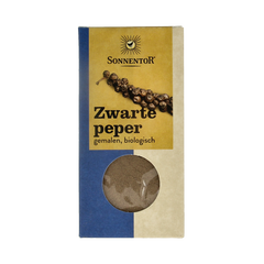 Sonnentor Peper zwart gemalen bio 50.00 Gram