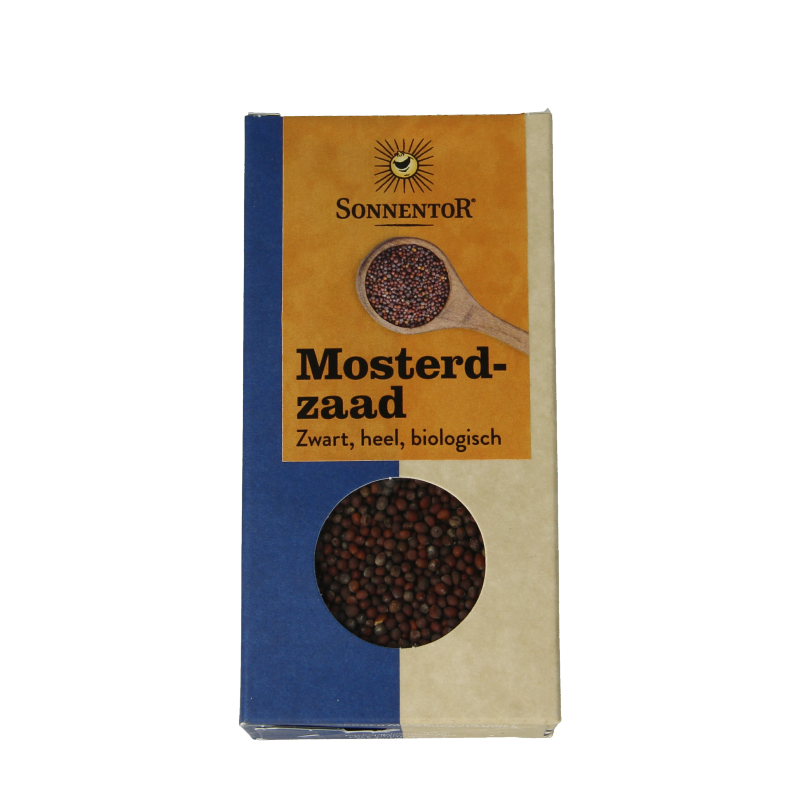 Sonnentor Zwart mosterdzaad bio 80 Gram