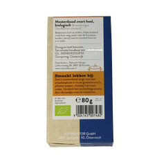 Sonnentor Zwart mosterdzaad bio 80 Gram
