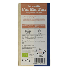 Sonnentor Nobele pai mu tan witte thee los bio 40.00 Gram