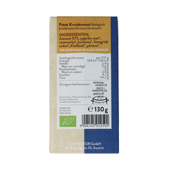 Sonnentor Patat kruidenzout bio 130 Gram