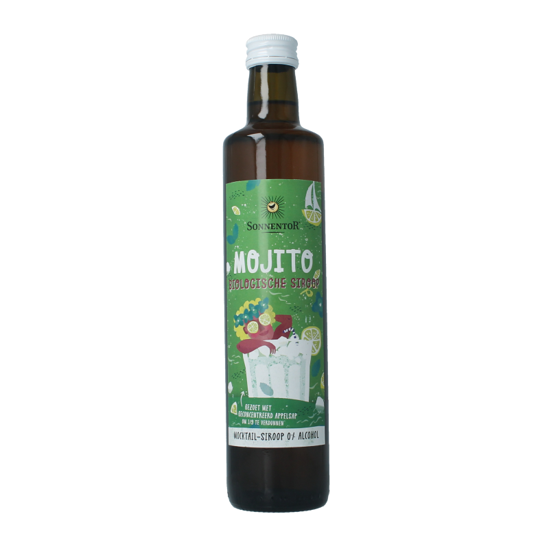 Sonnentor Mojito mocktail siroop alcoholvrij bio 500 Milliliter