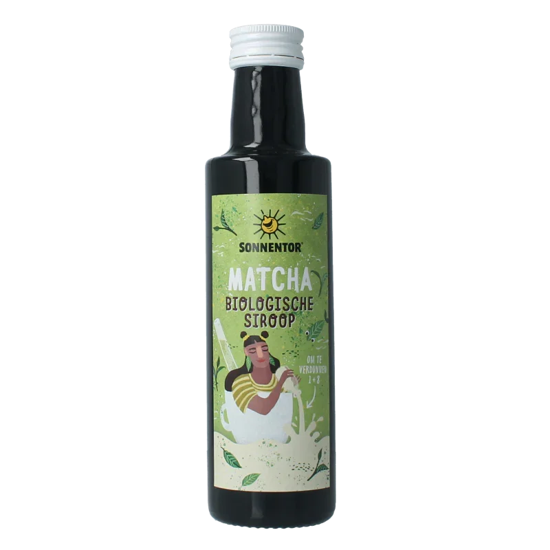 Sonnentor Matcha siroop bio 250 Milliliter