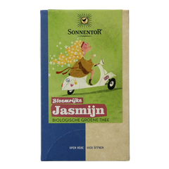 Sonnentor Jasmijn groene thee bio 18.00 Zakjes