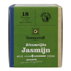 Sonnentor Jasmijn groene thee bio 18 Zakjes