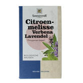 Sonnentor Citroenmelisse - verbena - lavendel bio 18 Zakjes