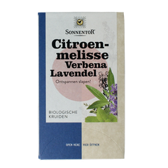 Sonnentor Citroenmelisse - verbena - lavendel bio 18.00 Zakjes