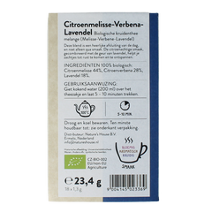 Sonnentor Citroenmelisse - verbena - lavendel bio 18 Zakjes