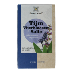 Sonnentor Tijm vlierbloesem salie bio 18.00 Stuks