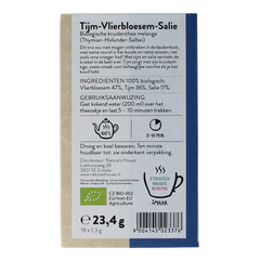 Sonnentor Tijm vlierbloesem salie bio 18 Stuks