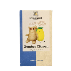 Sonnentor Gember citroen thee bio 18 Zakjes