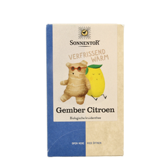 Sonnentor Gember citroen thee bio 18.00 Zakjes