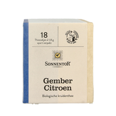 Sonnentor Gember citroen thee bio 18.00 Zakjes