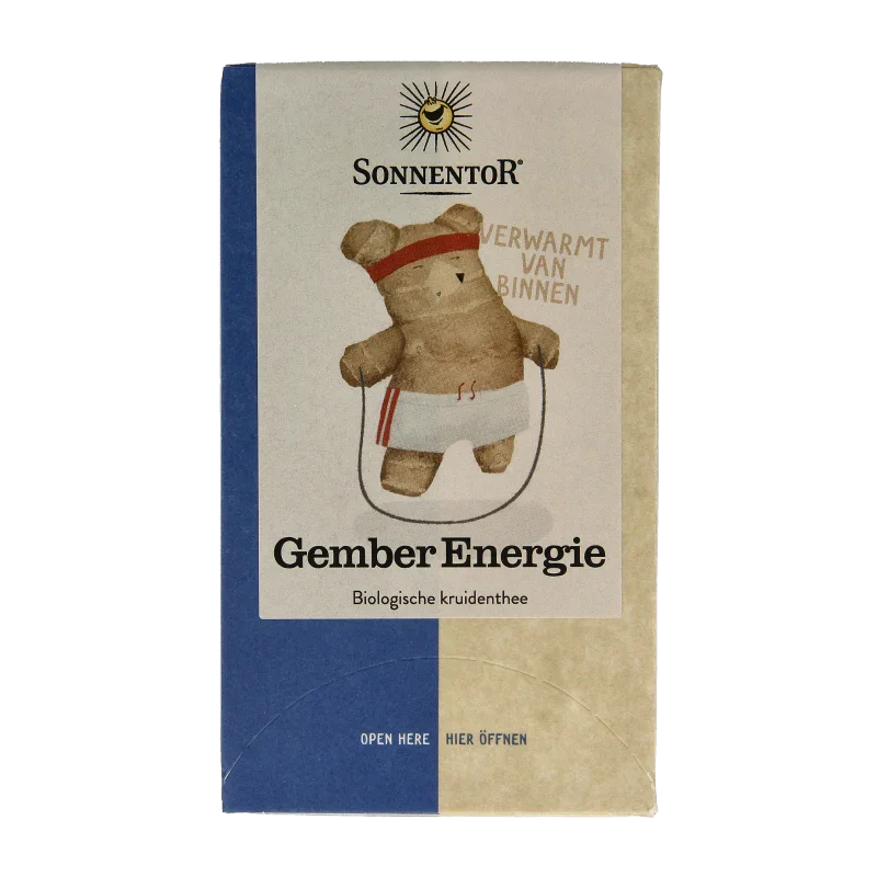 Sonnentor Gember energie thee bio 18 Zakjes