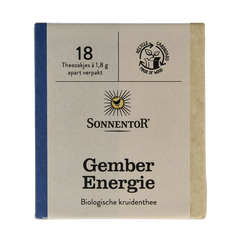 Sonnentor Gember energie thee bio 18 Zakjes