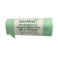Biomat Wastebag compost 10 liter handvat 26.00 Stuks