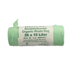 Biomat Wastebag compost 10 liter handvat 26 Stuks