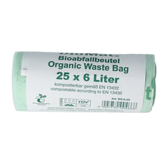 Biomat Wastebag compost 6 liter 25.00 Stuks