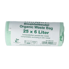 Biomat Wastebag compost 6 liter 25 Stuks