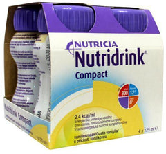 Nutridrink Compact vanille 125ml 4 Stuks