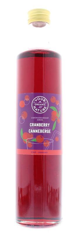 Your Organic Nature Cranberry siroop bio 500 Milliliter