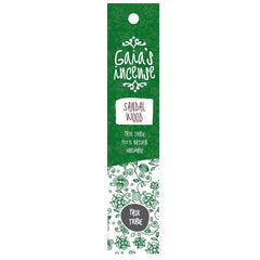 Gaia's Incense Wierook sandelwood 15.00 Stuks