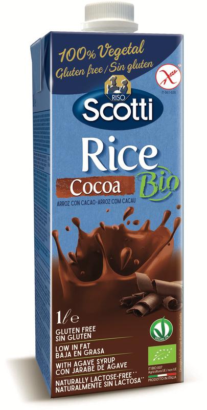 Riso Scotti Rice drink cocoa bio 1 Liter