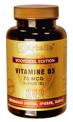 Artelle Vitamine D3 75mcg 250 Softgels
