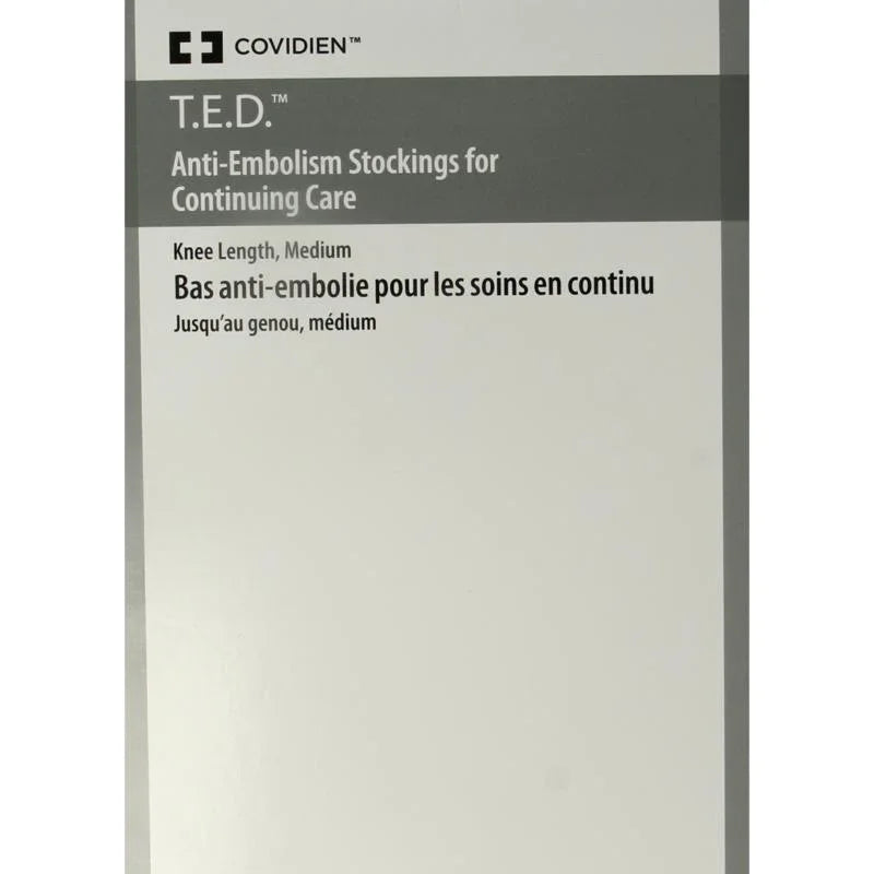 Covidien Ted cont knie beige maat M reg 4271 1.00 Paar