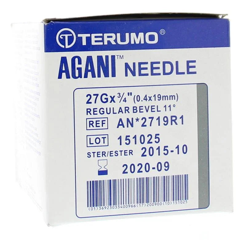 Terumo Injectienaald 04 x 19 27 gram agani 100 Stuks