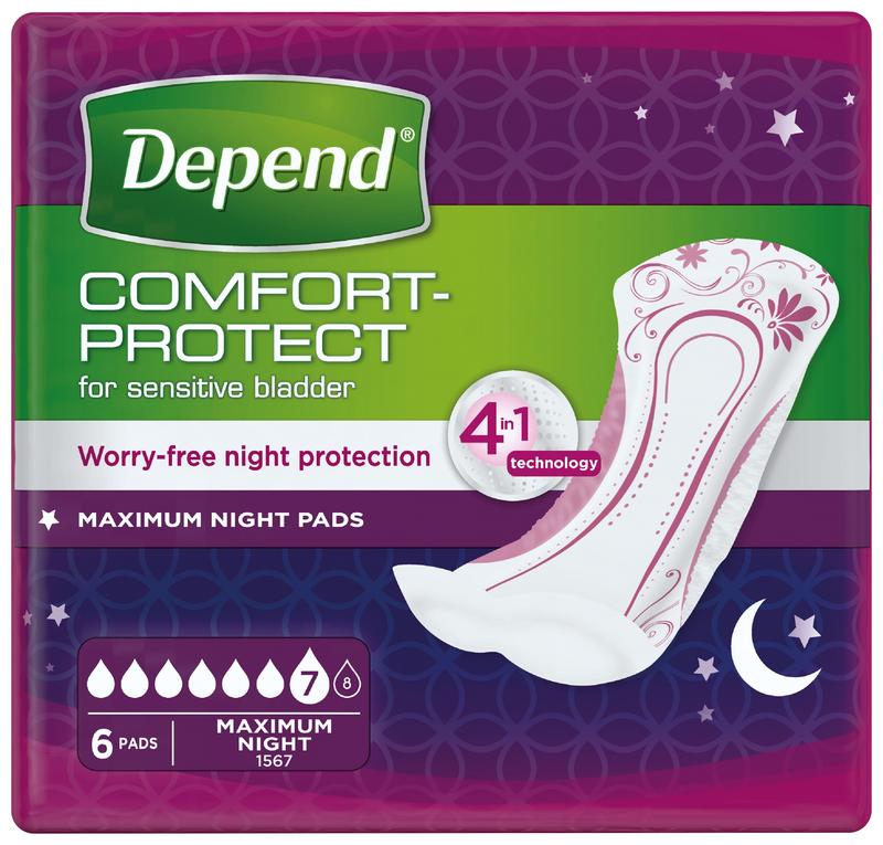 Depend Verband maximum 6 Stuks