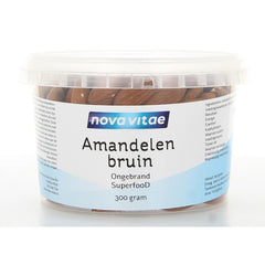 Nova Vitae Amandelen bruin ongebrand 300 Gram