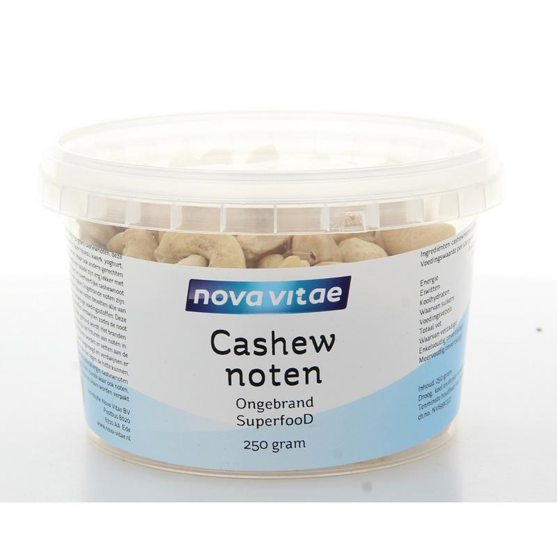 Nova Vitae Cashewnoten ongebrand raw 250.00 Gram