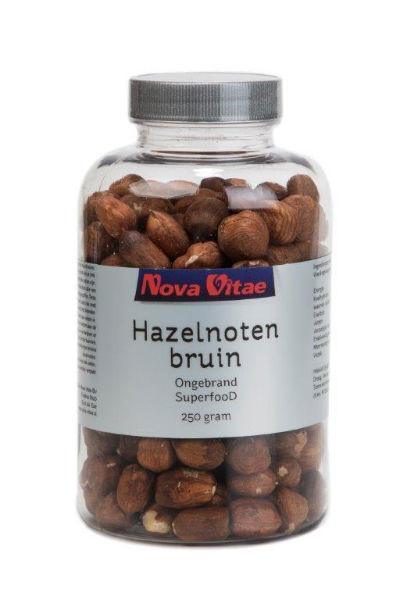 Nova Vitae Hazelnoten bruin ongebrand raw 250 Gram