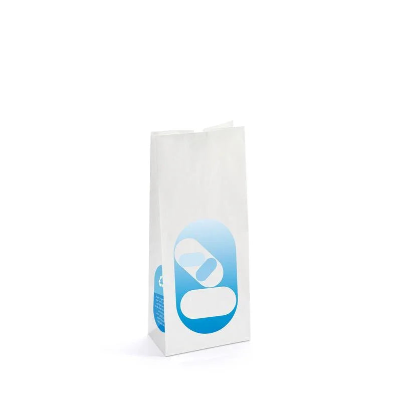Brocacef Zak blokbodem 60 gram 80 x 50 x 220 met duimgat 1000 Stuks