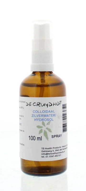 Cruydhof Colloidaal zilverwater spray hydrosol uitwendig 100 Milliliter