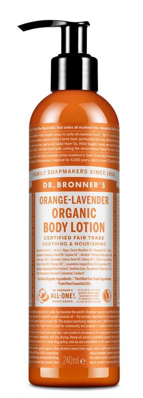 Dr Bronners Bodylotion sinaas/lavendel 240 Milliliter