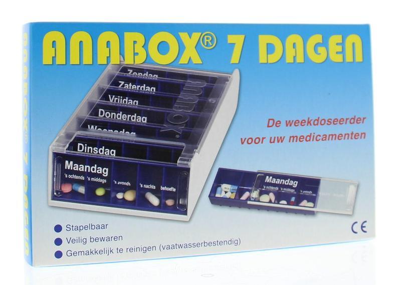 Spruyt Hillen Anabox 7 dagen blauw 1 Stuks